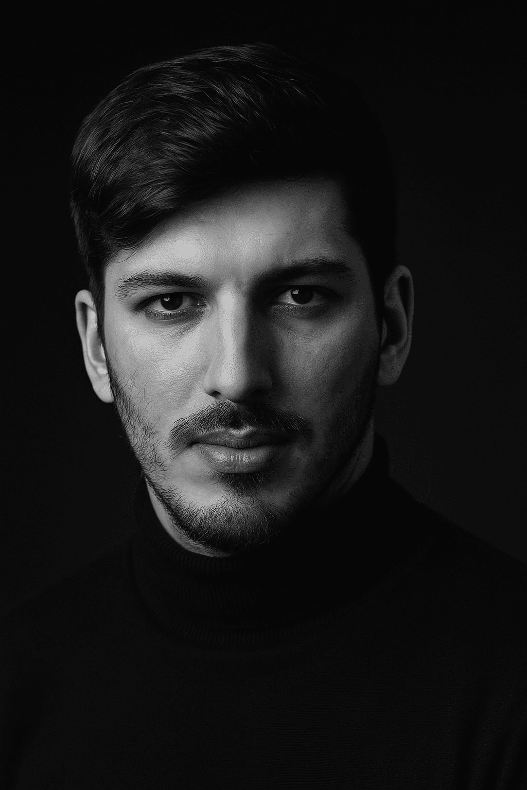 Retrato en blanco y negro (2)